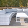 dune outdoor corner sofa + coffee table