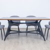 drake-1.8m dining table + 6 marisol chairs