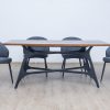 drake-1.8m dining table + 6 marisol chairs