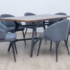 drake-1.8m dining table + 6 marisol chairs