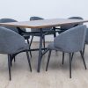 drake-1.8m dining table + 6 marisol chairs