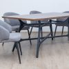 drake-1.8m dining table + 6 marisol chairs