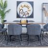 drake-1.8m dining table + 6 marisol chairs