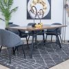 drake-1.8m dining table + 6 marisol chairs