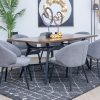 drake-1.8m dining table + 6 marisol chairs