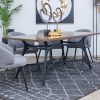 drake-1.8m dining table + 6 marisol chairs