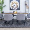 drake-1.8m dining table + 6 marisol chairs