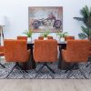 hillhurst dining table + 8 tonic chairs