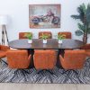 hillhurst dining table + 8 tonic chairs