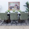 hillhurst dining table + 8 tonic chairs