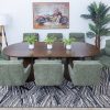 hillhurst dining table + 8 tonic chairs