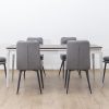 basalto dining table + 6 mimo chairs