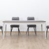 basalto dining table + 6 mimo chairs