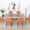 basalto dining table + 6 mimo chairs