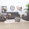 dakota 6 seater fabric recliner sofa (3+2+1)