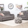 dakota 6 seater fabric recliner sofa (3+2+1)