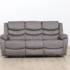 dakota 6 seater fabric recliner sofa (3+2+1)