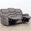 dakota 6 seater fabric recliner sofa (3+2+1)