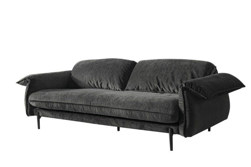 riva 7 seater fabric sofa (4+3)