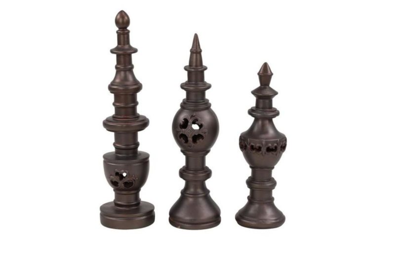 home decor -81479- set of three- finials