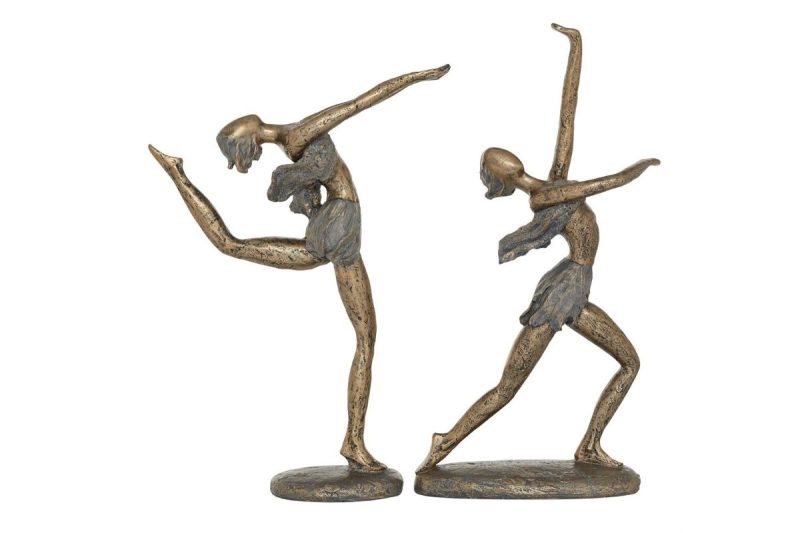 home decor -58391- set of two- dancing sculpture