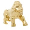 home decor -57174- gold gorilla sculpture