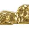 home decor -57070- gold dog sculpture