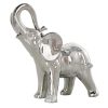 home decor - 57067- silver elephant sculpture