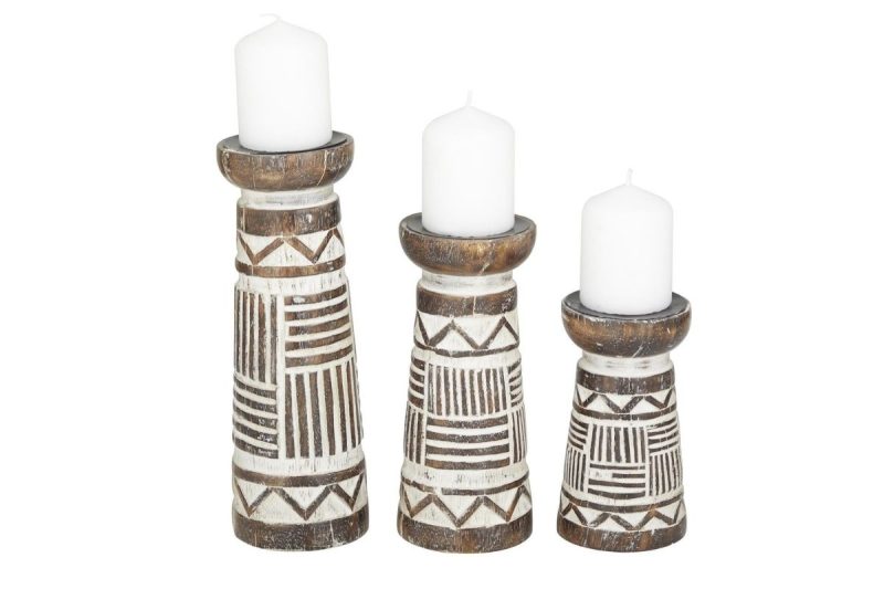 home decor -53590- set of two- candle holder