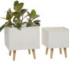 home decor -46496- set of two- artificial planter