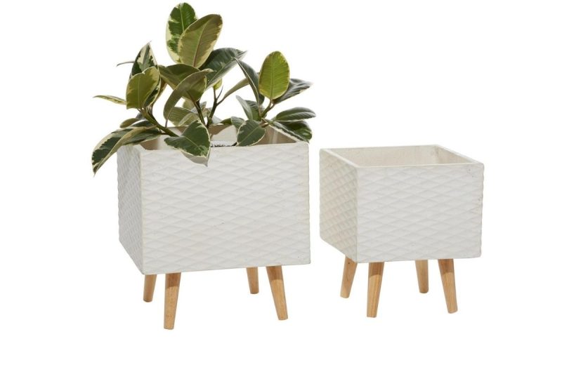 home decor -46496- set of two- artificial planter