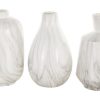 home decor -46246- set of three- marble finish vase