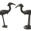 home decor -45488- set of two- aluminium birds