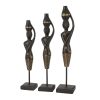 home decor -36677- set of three- woman sculpture