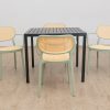 langston outdoor dining table + 4 crossby chairs