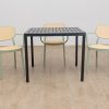 langston outdoor dining table + 4 crossby chairs