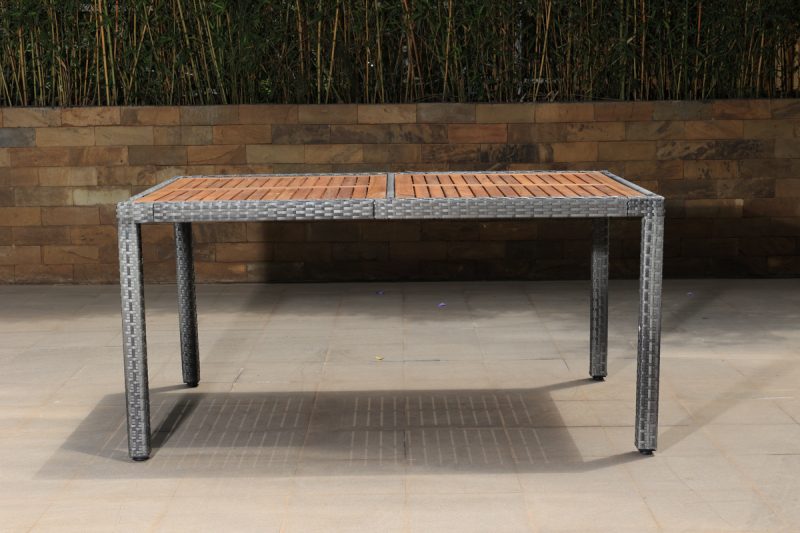 lena outdoor dining table + 6 chairs