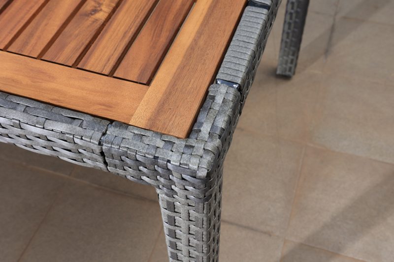 lena outdoor dining table + 6 chairs