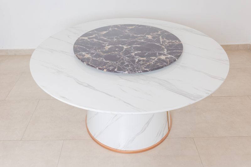 riga dining table + 6 chairs
