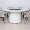 riga dining table + 6 chairs