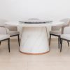 riga dining table + 6 chairs