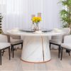 riga dining table + 6 chairs