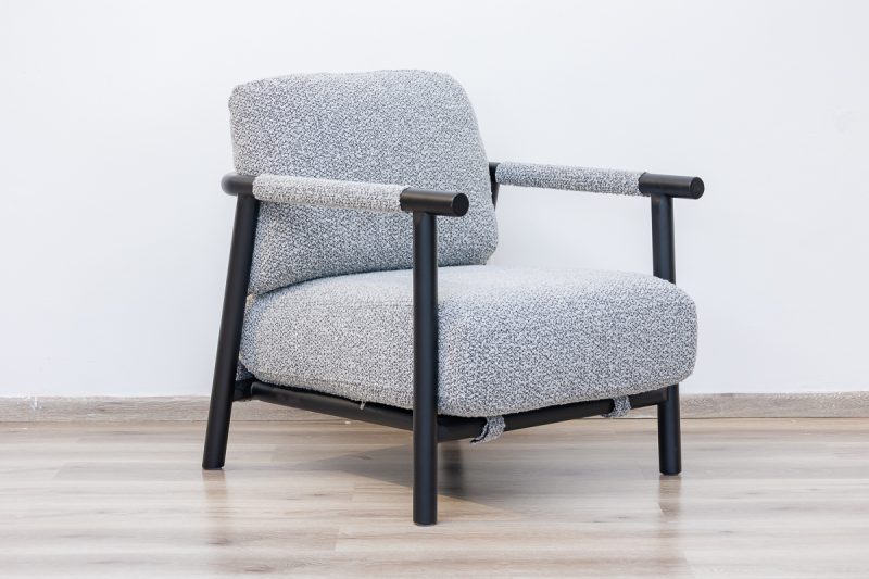 georjio 7 seater fabric sofa (3+2+1+1) + 2 ottomans