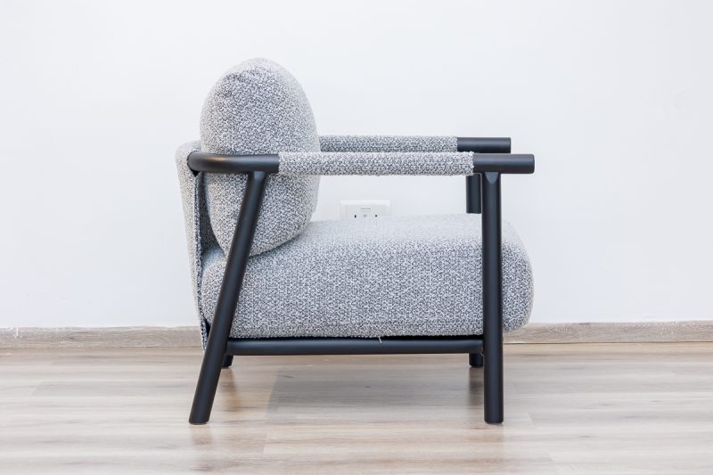 georjio 7 seater fabric sofa (3+2+1+1) + 2 ottomans