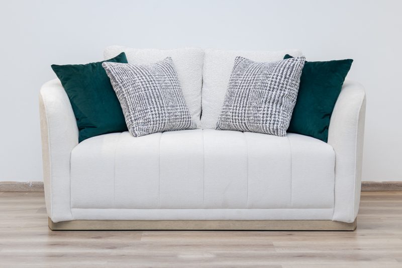 soho 7 seater fabric sofa (3+2+1+1) + 2 ottomans