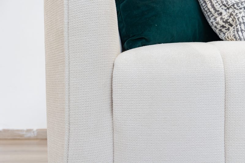 soho 7 seater fabric sofa (3+2+1+1) + 2 ottomans
