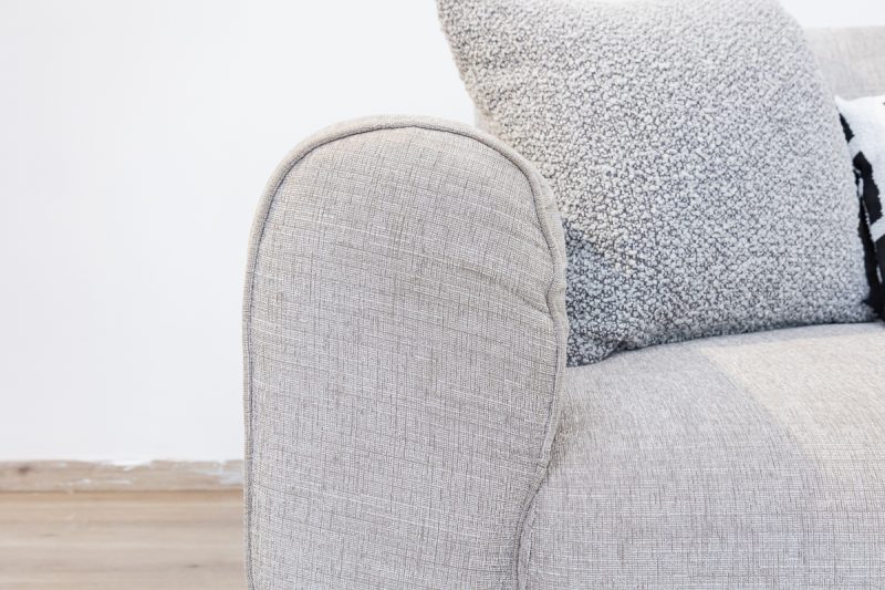 georjio 7 seater fabric sofa (3+2+1+1) + 2 ottomans