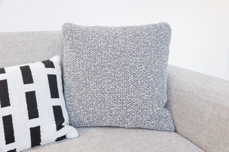 georjio 7 seater fabric sofa (3+2+1+1) + 2 ottomans