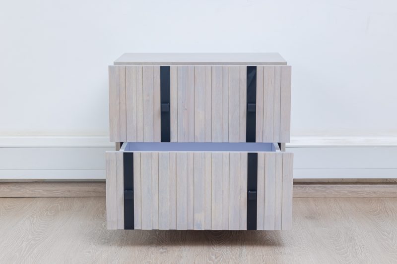 corta king package - king bed + 2 nightstands + dresser mirror