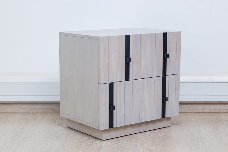 corta king package - king bed + 2 nightstands + dresser mirror